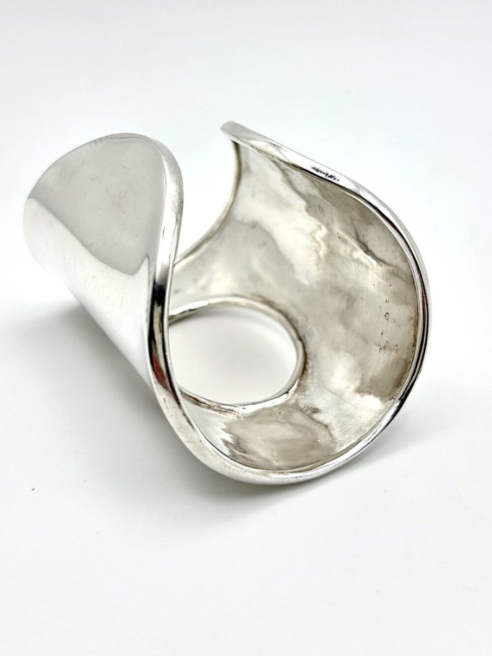RARE Vintage Massive 110 Grams Sterling Silver RLM Cuff - Picture 9 of 13